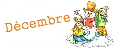 Which number corresponds to the month of December?