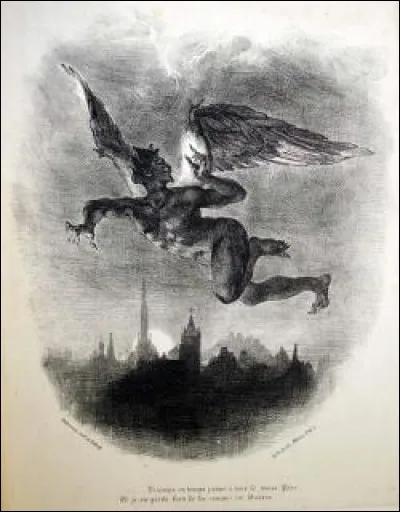 A French painter illustrated Goethe's Faust. They are :