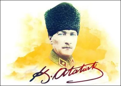 Atat&uuml;rk is the founder and the first president of the Turkish Republic.