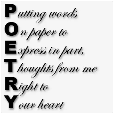 Poetry :