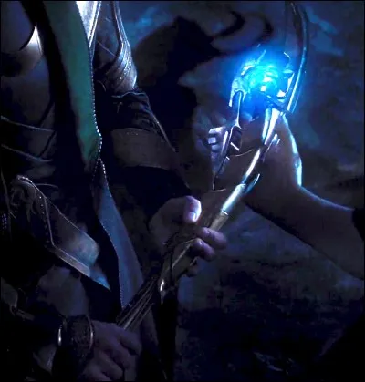Who gets pierced by Loki's scepter in Avengers?
