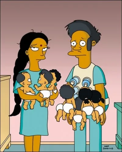 In The Simpsons , almost all the characters are colored...