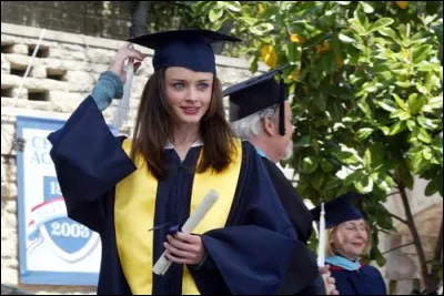 What are two authors that Rory references in her Chilton graduation speech?
