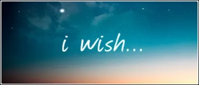 If you had one wish that was guaranteed to come true, what would you wish for?