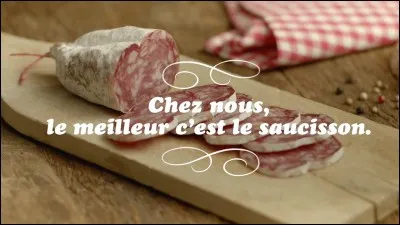 I came out with a sausage...