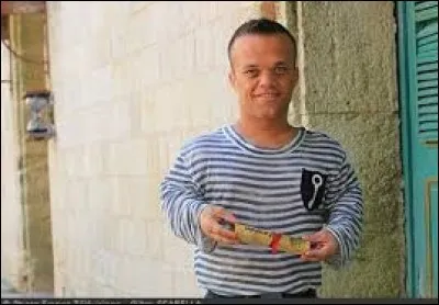 Who brings the scrolls to the presenter?