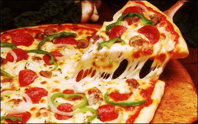 True or false ?The pizza is only composed of cheese and potatoes.