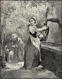 A beautifully dressed lady came up to her and asked for a drink: it was the same fairy that had appeared on her sister's...