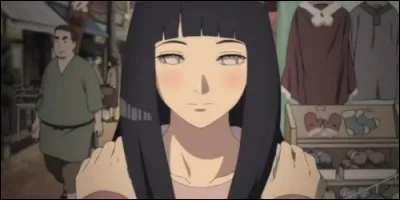 In Naruto the Last , what is Hinata knitting?