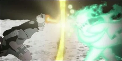 Still in the film, where does Naruto fight to free Hinata?