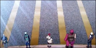 During the Fourth Great War, who dies protecting Naruto?