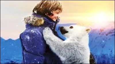 In which movie did he play with a baby bear?