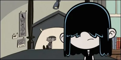 Which of the Loud girls tends to scare the other members of the family?