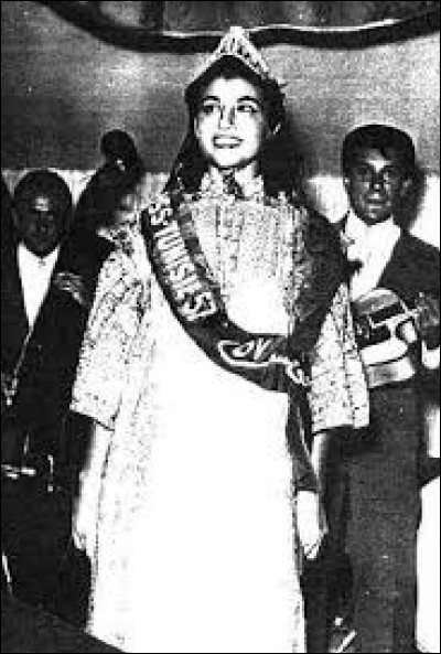 Who was elected Miss Tunisia in 1957 ?