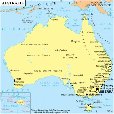 What is (approximately) the surface area of Australia?