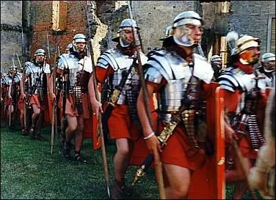 What was Roman armour made from?