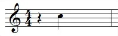 Select the correct rhythm to complete the measure. Select « Don't know » if you don't know the answer.