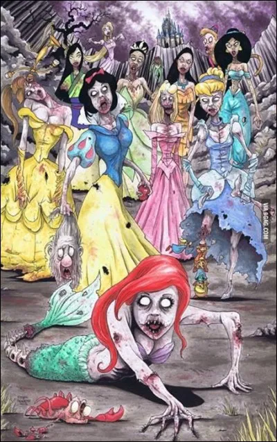 Which princess does not appear in this picture?