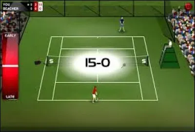 B) At the beginning of a tennis game, when both sides have no score, the game is ... .