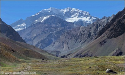 The tallest mountain in the South American Andes is named :