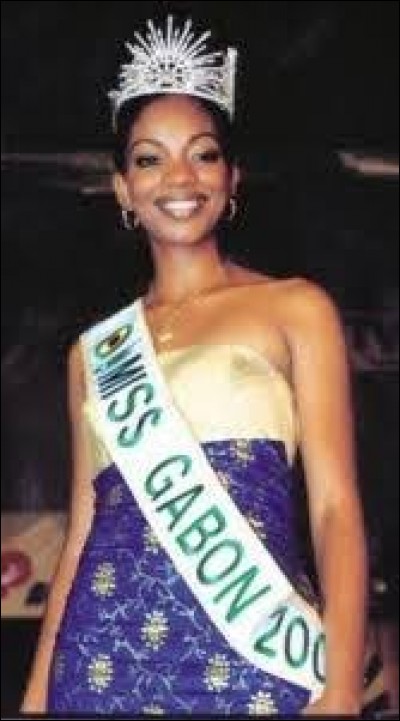Who was elected most beautiful woman on Gabon in 2001 ?