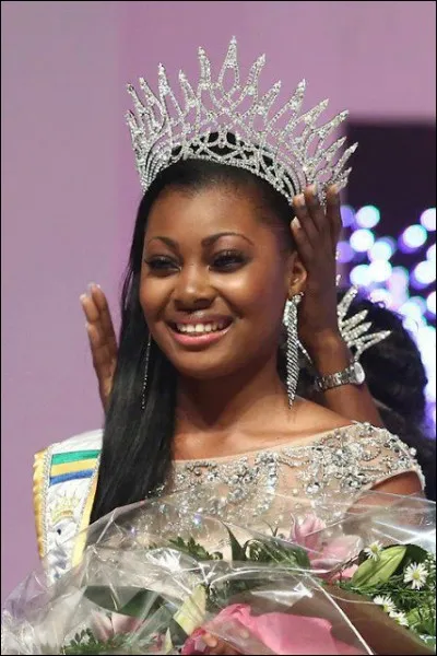 Who was elected most beautiful woman on Gabon in 2013 ?