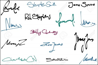 What would your signature include?