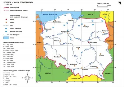 How many countries border Poland?