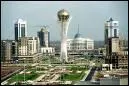 Kazakhstan's capital of around 577,000 inhabitants, renamed several times (Akmolinsk, Tselinograd, Akmola), having replaced the city of Almalty as capital in 1998.