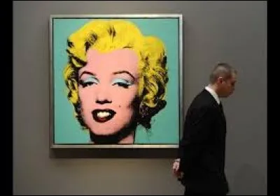 Who painted "Turquoise Marilyn" ?
