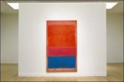 Who painted "Royal Red and Blue" ?