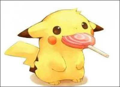 What do you call the candy that Pikachu has in his mouth?