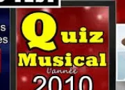 Quiz Chansons francophones de l'année 2010