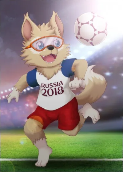 What is the name of the 2018 World Cup mascot ?