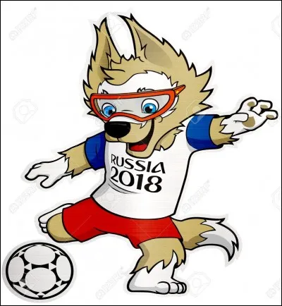 What is the name of the 2018 World Cup mascot?