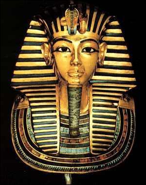 Tutankhamun's three sarcophagi are made of solid gold.