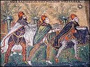 The wise men came to bring gifts for this birth, there was gold, incense and ...