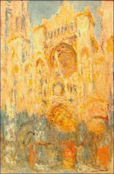 Which building did Monet paint several times?