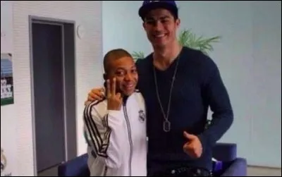 When did Kylian meet his idol Cristiano Ronaldo?