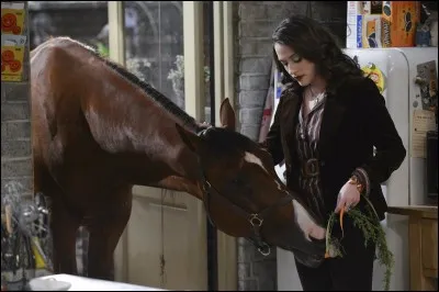 What's the name of Caroline's horse?