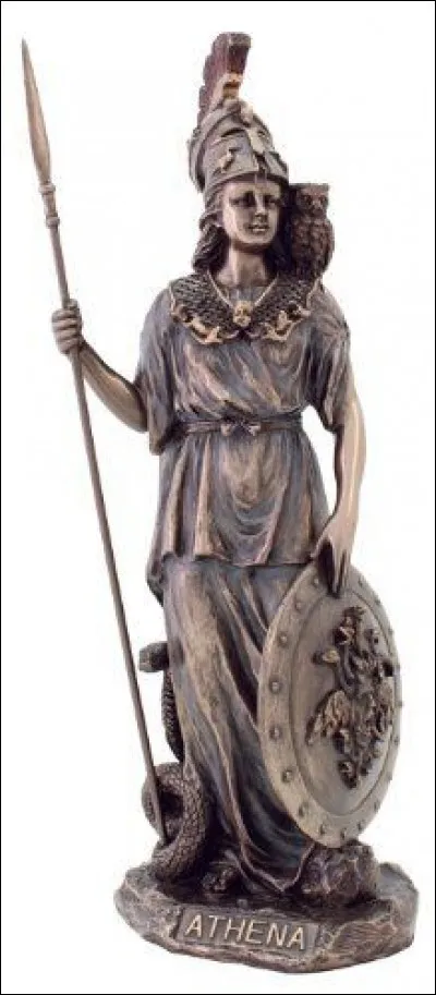 What is the symbol of the goddess Athena?