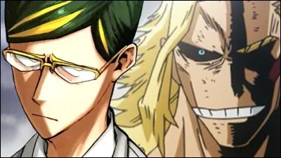 With whom does Izuku Midoriya do his super-heroic apprenticeship?