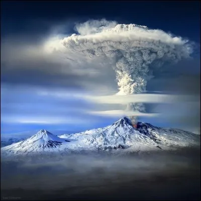 It is in Turkey that you may one day have the chance to admire this erupting volcano, what is it name ?