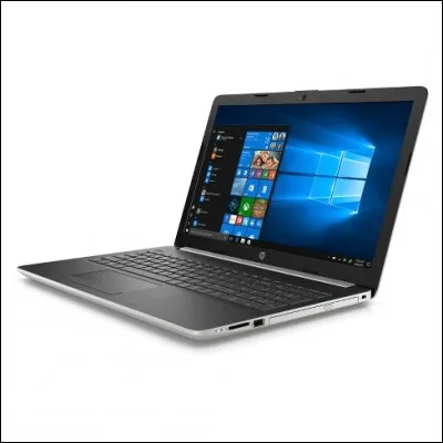 (A)  my laptop? 
(B) Over there, on the desk.