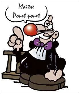 It is called 'Maitre' instead of 'Monsieur': it is ...