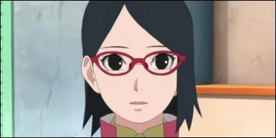 Who accompanies Sarada Uchiwa when she goes in search of her father?