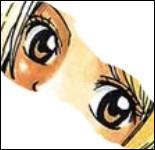 These eyes are the eyes of one of the 2 main female characters in the manga. Which one?