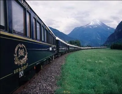 The Orient-Express was a luxury train at the turn of the century. It linked ...