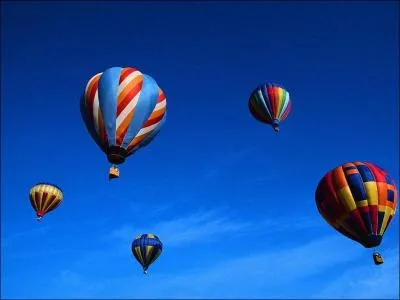 What is the balloon inflated with?