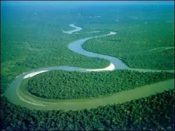 The Amazon, South America's largest river, is the world's largest river by flow. How long is it?